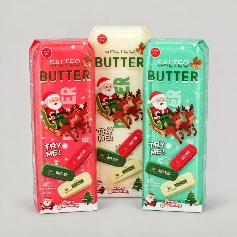 Christmas Butter Stick Squishy 🎄🧈🎁