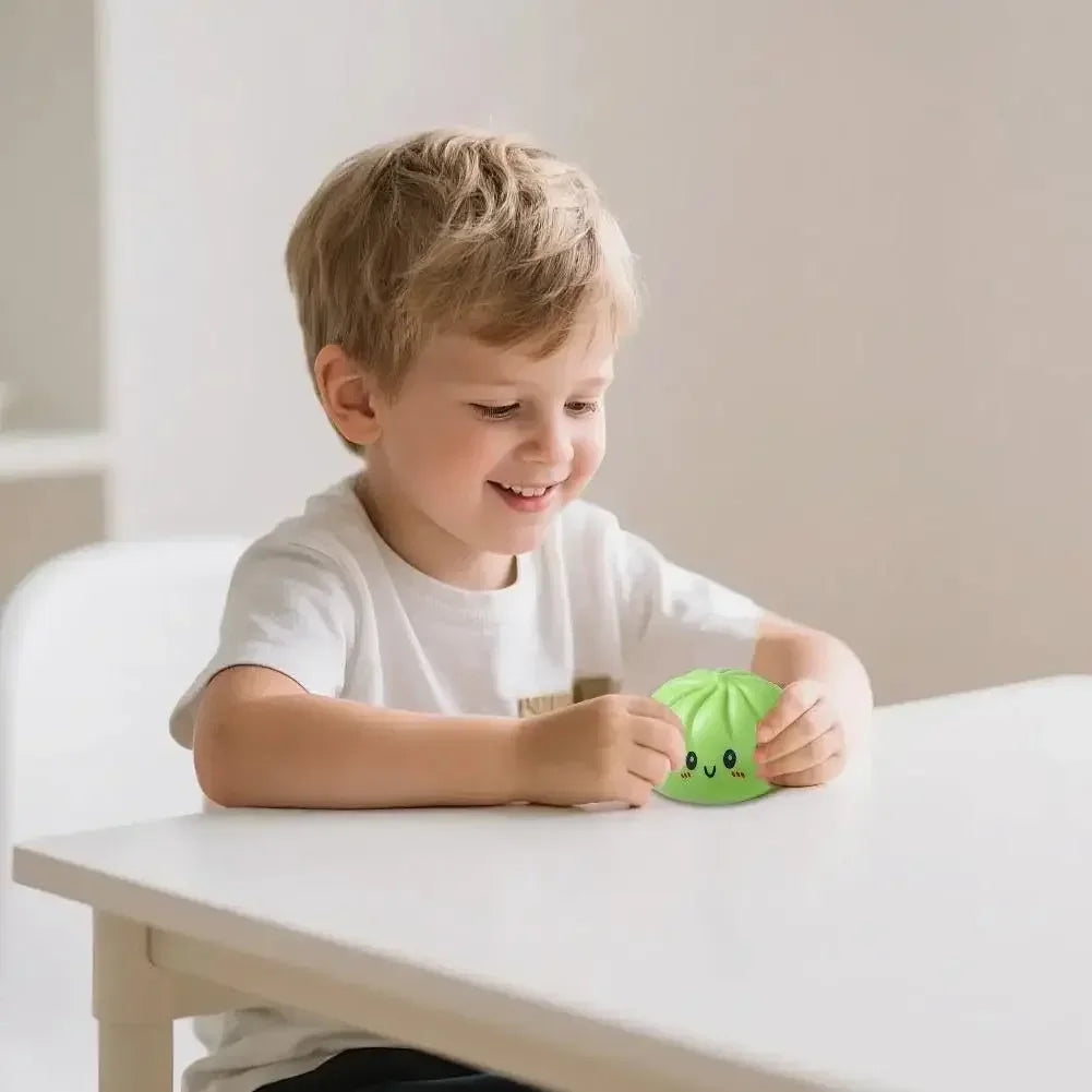 Cartoon Ghost Bun Squishy Toy – Soft Slow-Rising Squeeze Toy | Cute Halloween Ghost Gift & Collectible