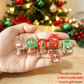 Mini Christmas Resin Figurine Set, 6 Pieces 🎄🎁❄️