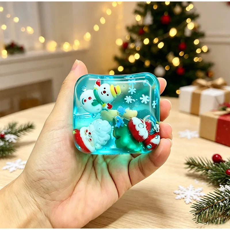Kawaii Christmas Ice Cube Squishy 🎄🎅❄️