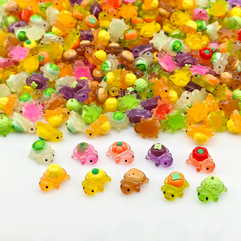 Mini Ocean Resin Turtle Animals Tiny Sea Animals Figurines Marine Miniature Animals Aquarium Ornaments Home Decorations
