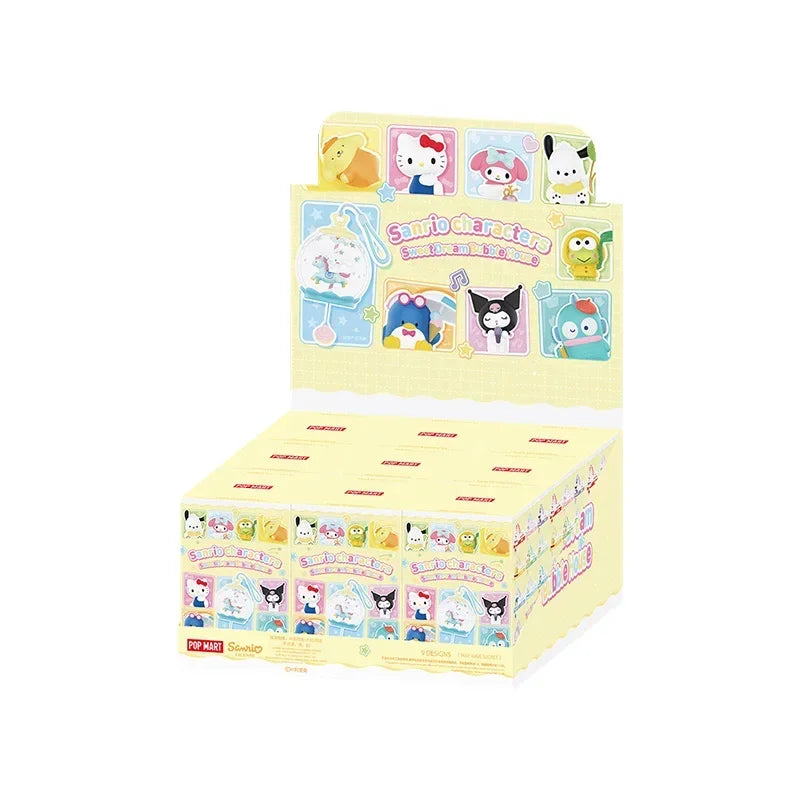 POP MART Sanrio Characters Sweet Dream Bubble House Series Blind Box Mystery Box Toys Kawaii Ornaments Figurines Home Decor