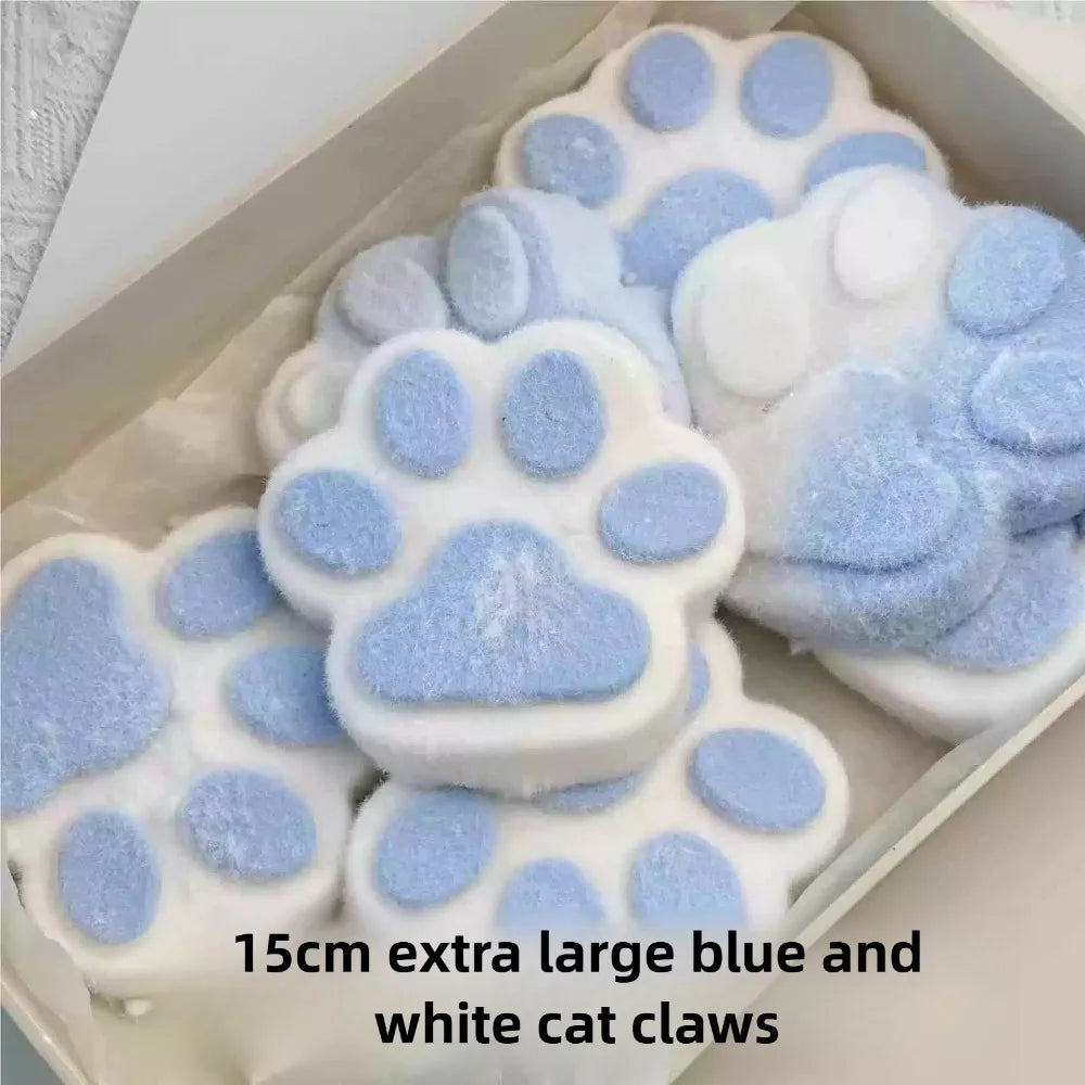 Jumbo Squishy Cat Paw Squeeze Toy – Slow Rising TPR Fidget Toy | Fun Sensory Gift for Kids & Adults
