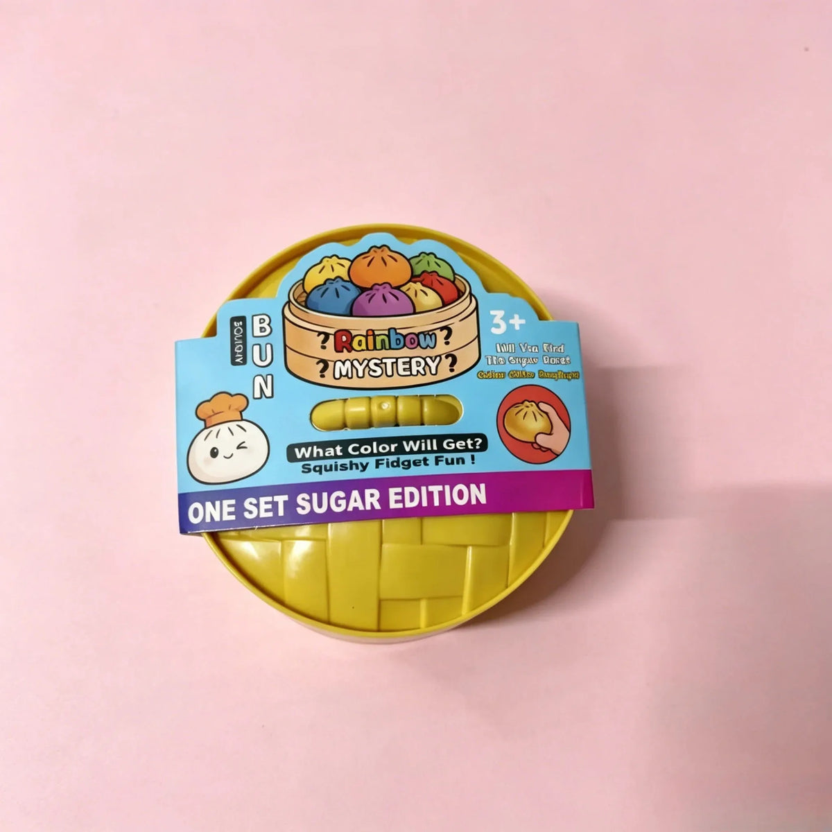Glitter Dumpling Squishy Set – 6-Style Sensory Squeeze Toy with Box