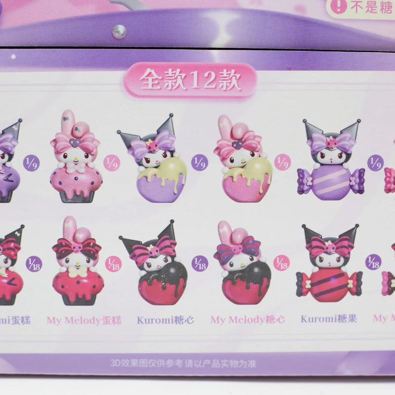 Genuine Sanrio Characters Kawaii Hello Kitty My Melody Kuromi Cinnamoroll Sugar Heart Honey Blind Bag Birthday Gift Trendy Toys