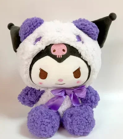 Sanrio 25cm Plush Stuffed Doll - Kawaii Kuromi My Melody Cinnamoroll Soft Animal Plushie Pillow - Birthday & Holiday Gift