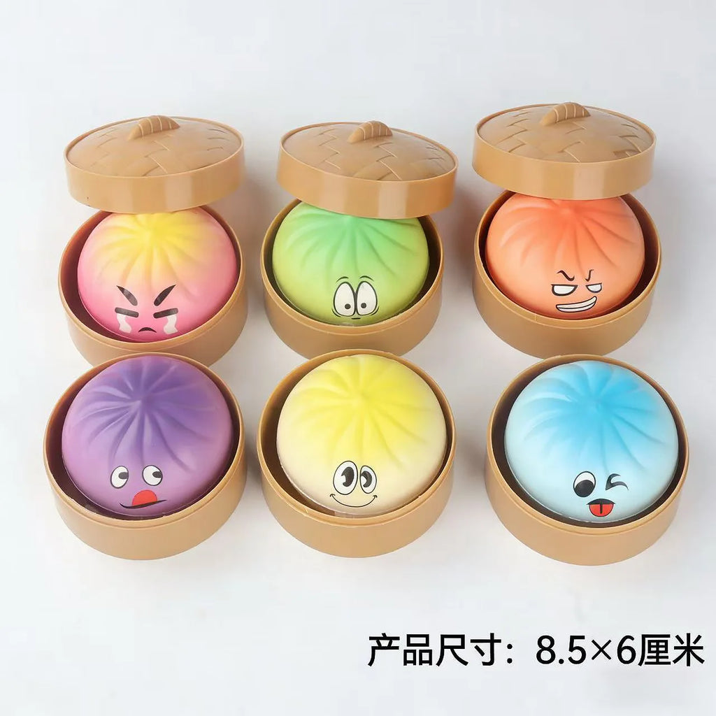 Squishy Dumpling Fidget Toy – Soft Slow-Rising Squeeze Toy for Kids & Adults