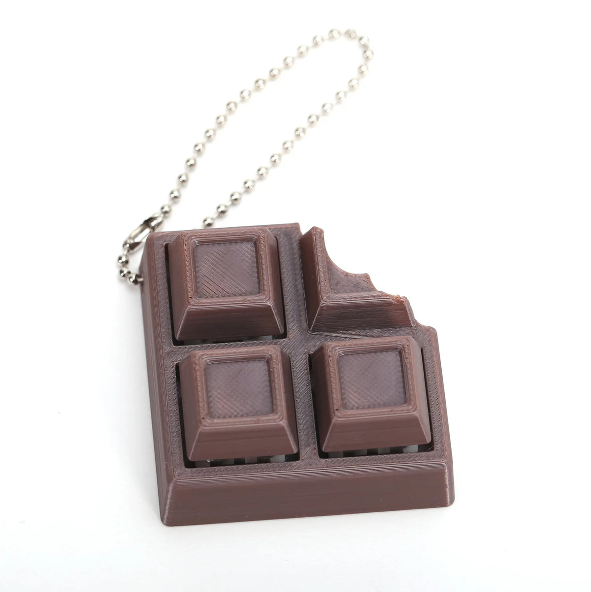 Chocolate Keyboard Clicker Keychain 🍫🎀💕