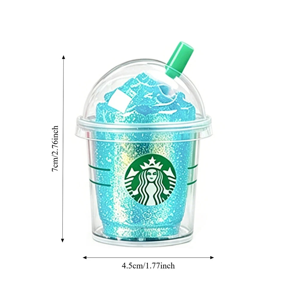 Cute Iced Coffee Cup Squishy Toy – Colorful Slow Rising Squeeze Toy | Fun Mini Drink Cup Fidget Gift
