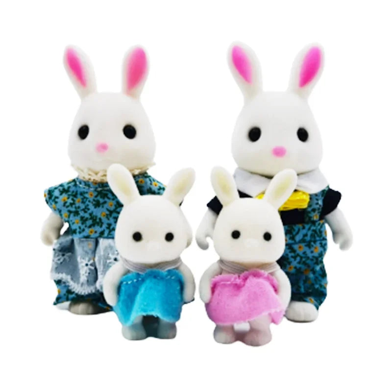 🌿 Forest Animal Family Dollhouse Miniatures 🐻 | 1:12 Scale Accessories