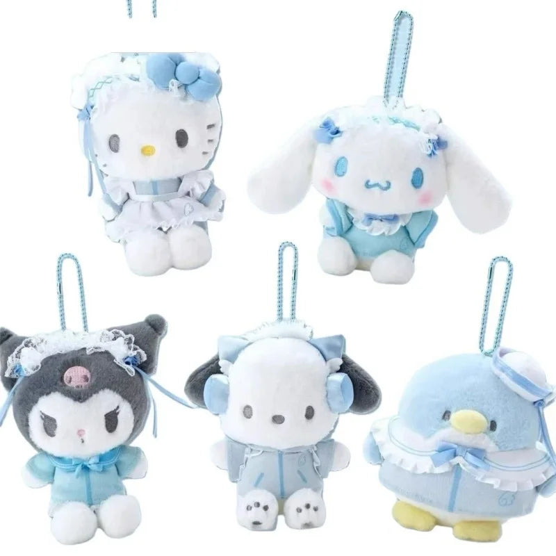Sanrio Angel Series Plush Keychain – Hello Kitty, Kuromi & Cinnamoroll Mini Doll Pendant