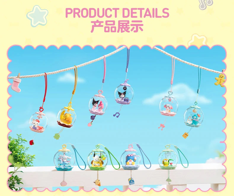 POP MART Sanrio Characters Sweet Dream Bubble House Series Blind Box Mystery Box Toys Kawaii Ornaments Figurines Home Decor