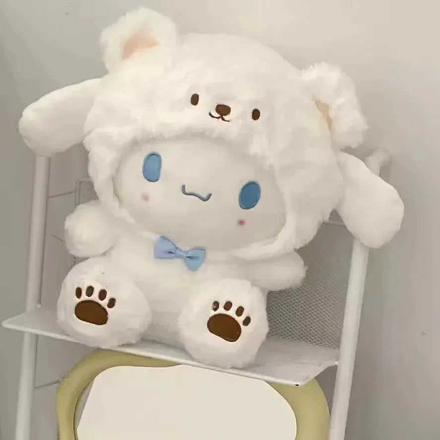 Sanrio 25cm Plush Stuffed Doll - Kawaii Kuromi My Melody Cinnamoroll Soft Animal Plushie Pillow - Birthday & Holiday Gift