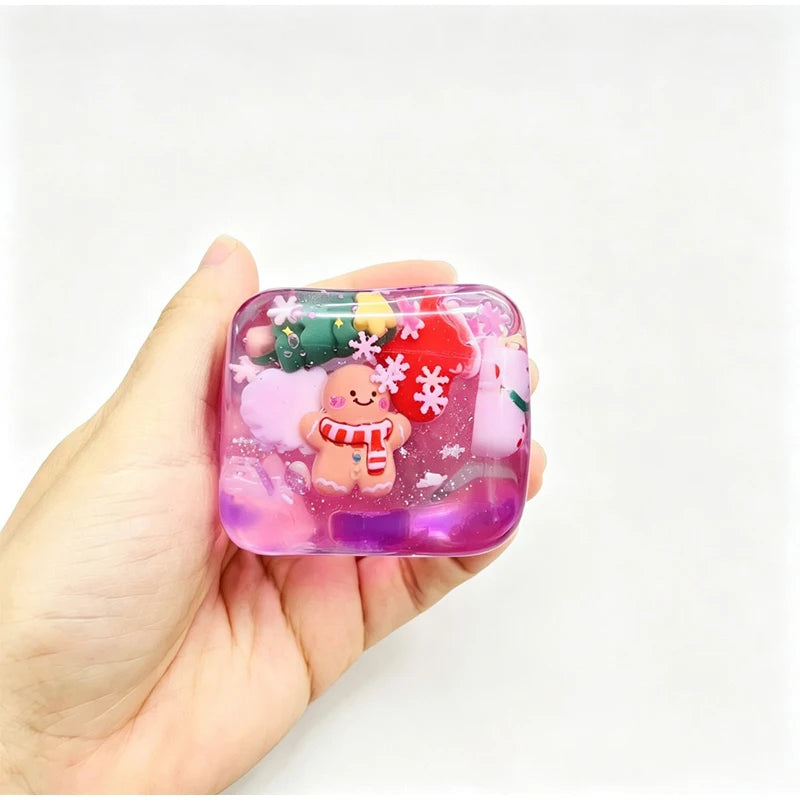 Kawaii Christmas Ice Cube Squishy 🎄🎅❄️