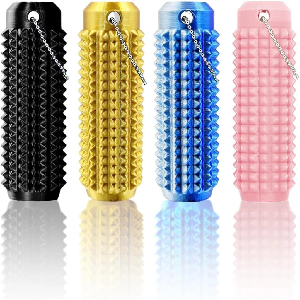 Spiky Fidget Roller Keychain – Calming Sensory Tactile Toy for Adults & Kids