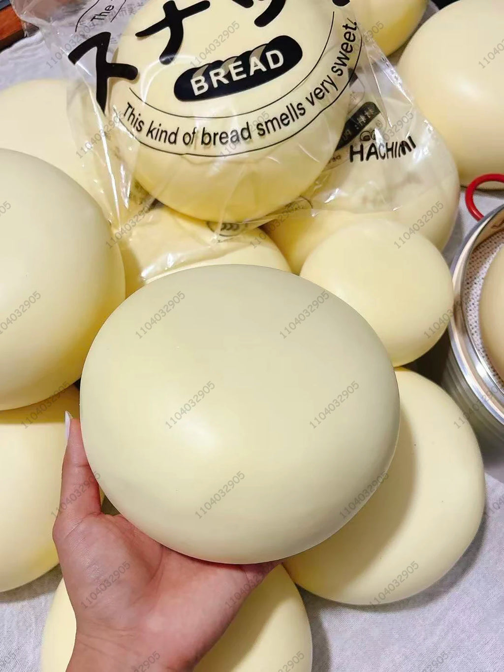 Squishy Simulated Super Big Milk Bun Fidget Toy - Moist Slow Rising Squeeze Toy, Kawaii Food Squishy Gift for Kids & Adults