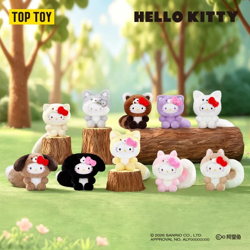 TOPTOY Sanrio Hello Kitty Healing Forest Series Blind Box – Collectible Doll Keychain & Desktop Ornament