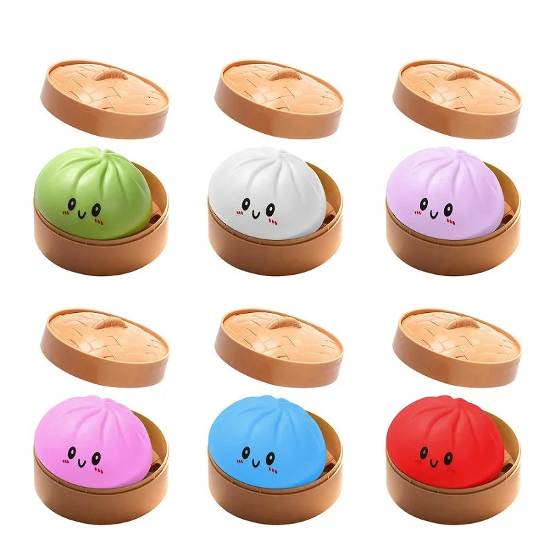 Squishy Dumpling Fidget Toy – Soft Slow-Rising Squeeze Toy for Kids & Adults