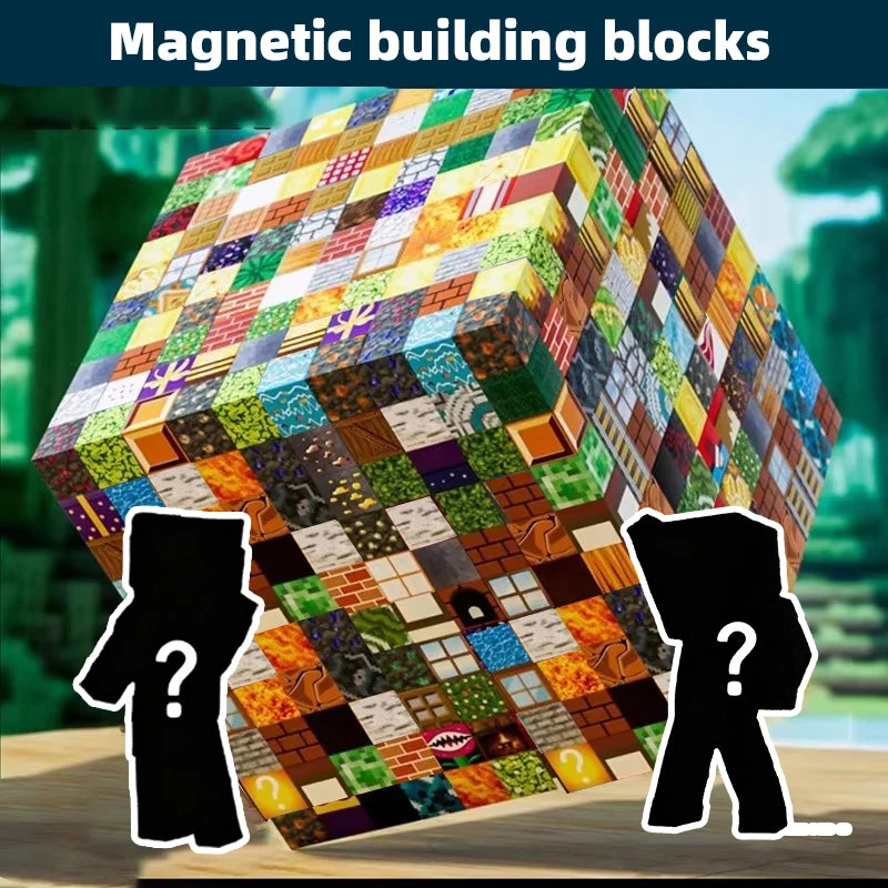 Magnetic Building Blocks Full Set - Children's DIY Assembly Toy, Table Building Game for Kids