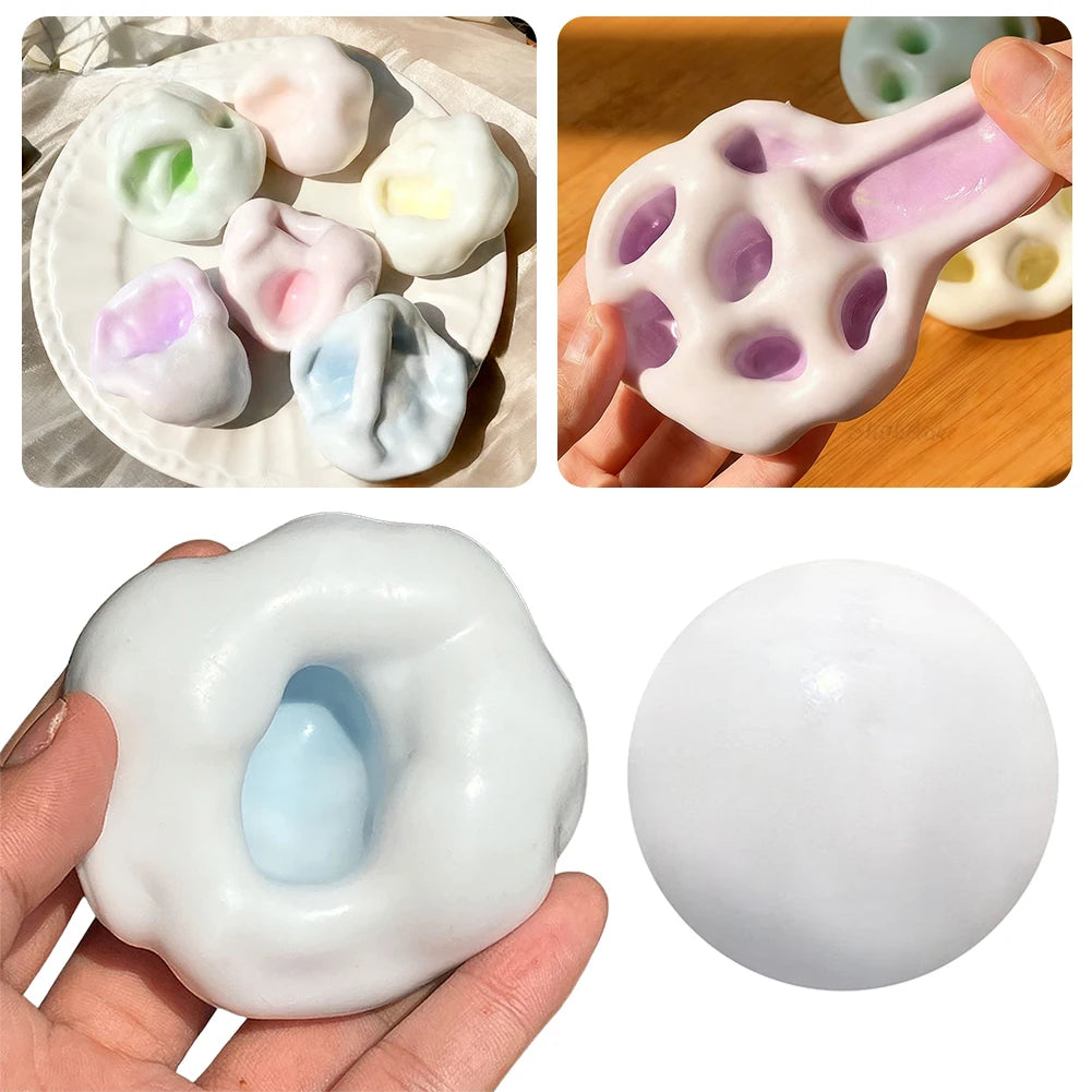 Sand Glutinous Squishy Ball – Ultra-Soft Moldable Sensory Fidget Toy for Adults & Kids