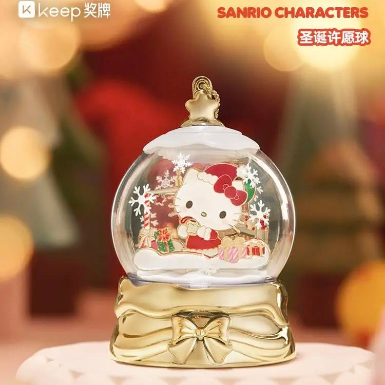 🎄 Kawaii Character Christmas Globe Decoration 🎀 | Festive Little Scene ✨