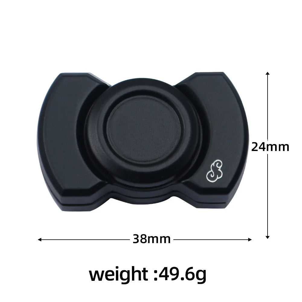 3-in-1 Skeleton Ghost EDC Fidget Toy - Alloy Spinner, Slider & Sound Coin Fidget Set