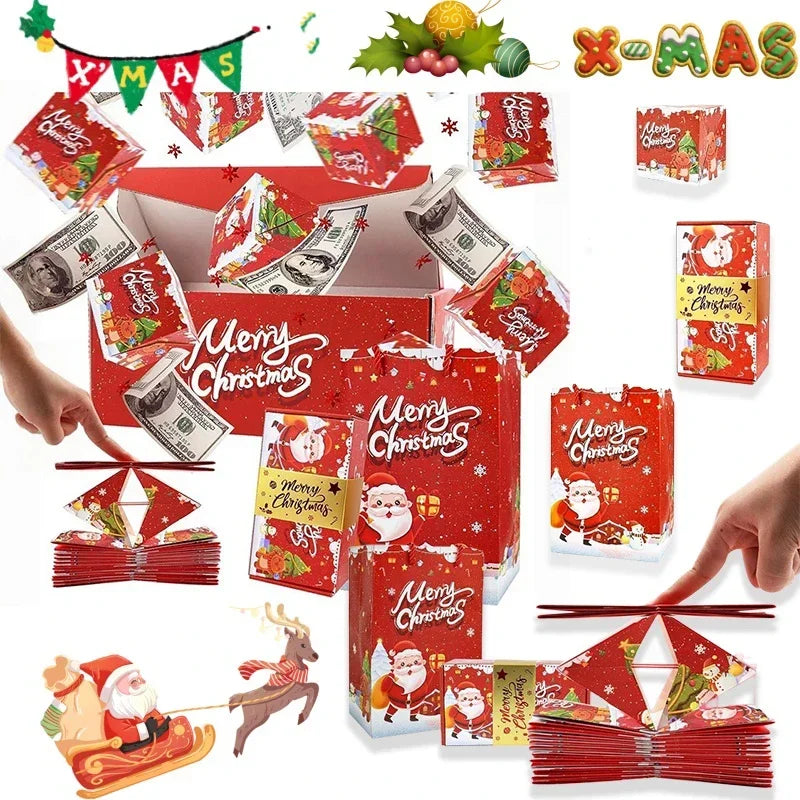 Christmas Pop-Up Money Gift Box 🎄🎁✨