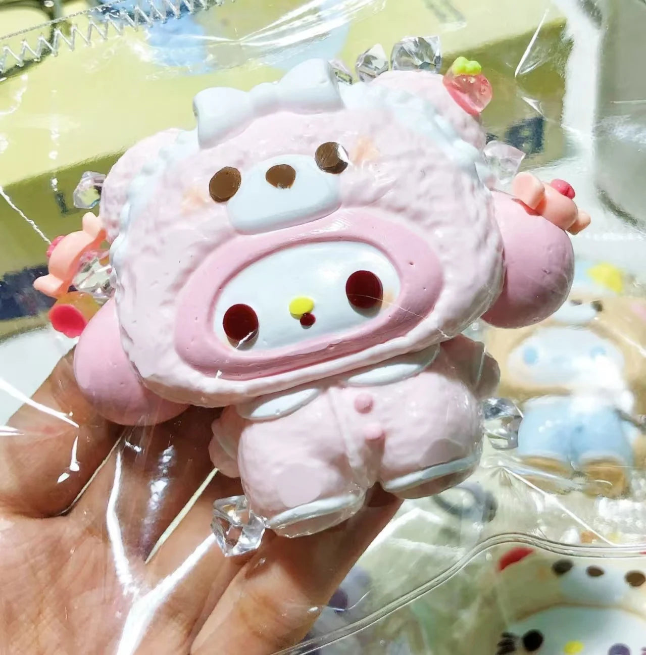 Sanrio Squeeze Toy - Food Grade Silicone Rebound Squishy, Kawaii Cinnamoroll My Melody Kuromi Hello Kitty Collectible