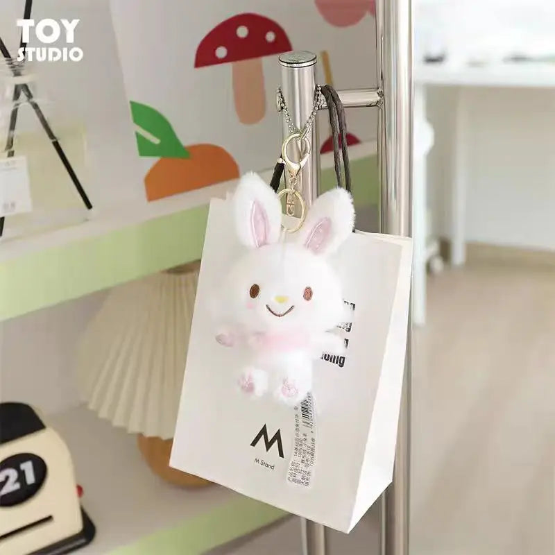 Sanrio Plush Pendant Charm - Kawaii Hangyodon Kuromi My Melody Stuffed Doll Keychain - Birthday Gift