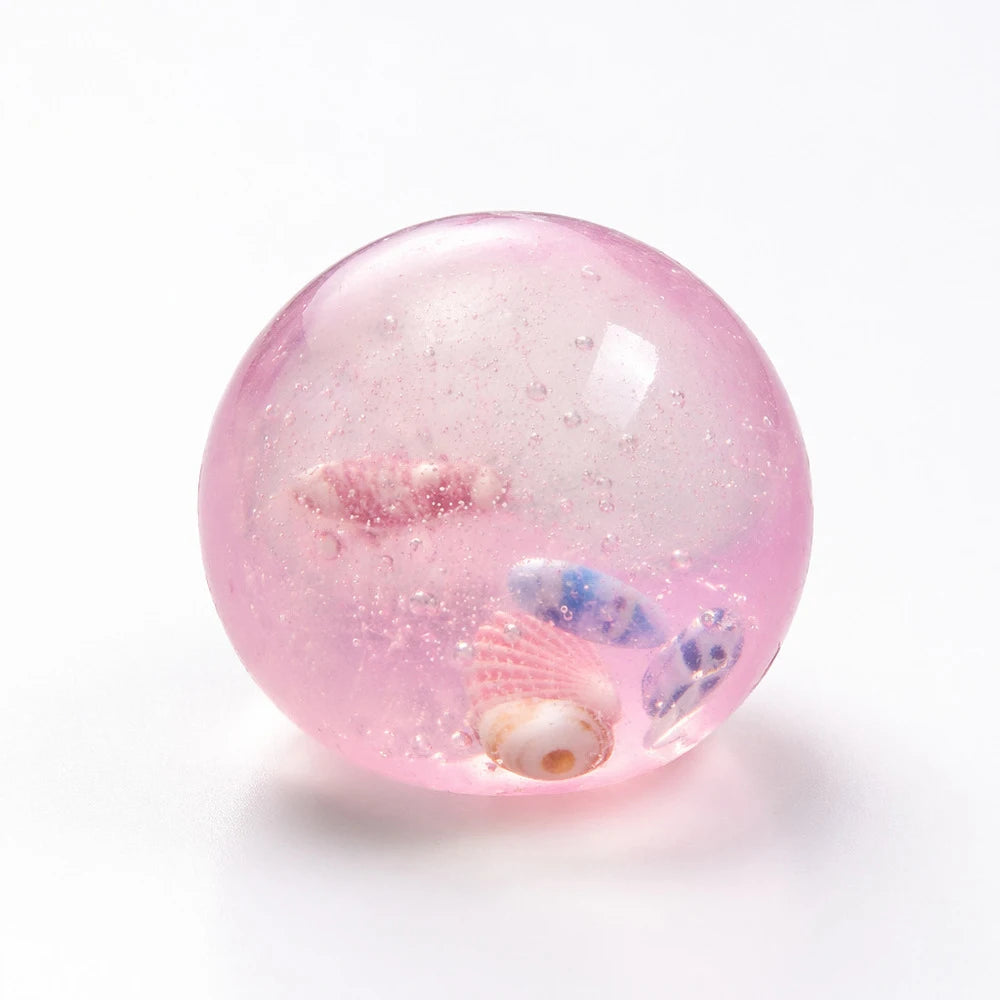 Maltose Squishy Sensory Ball – Slow-Rise Transparent Squeeze Fidget Toy for Adults
