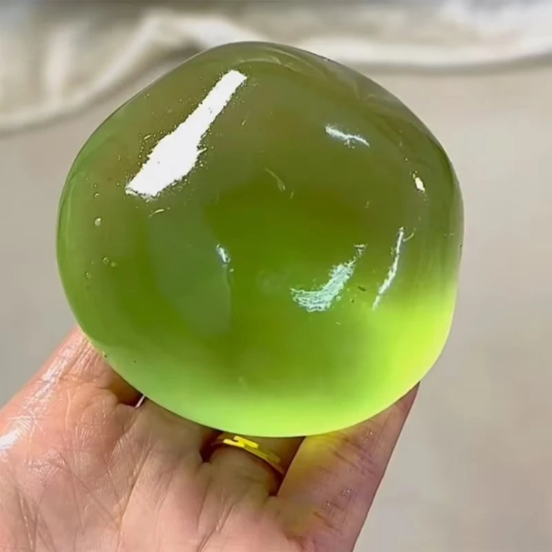 Squishy Maltose Calming Sensory Ball – Slow Rise Transparent Squeeze Toy