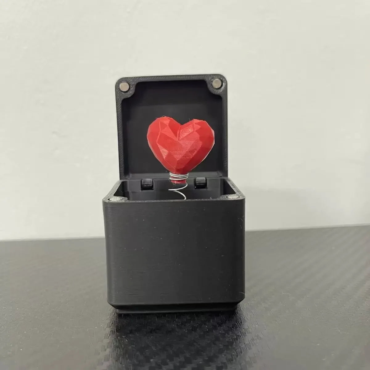3D Printed Multi-Layer Nesting Surprise Gift Box,Halloween Gift Box with Mini Middle Finger,Prank Gift Box with 6 Layer Party