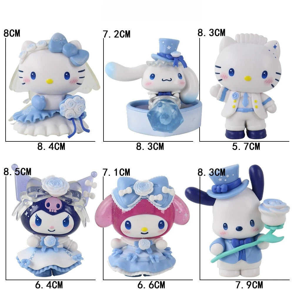 Romantic Wedding Series Blind Box Figurines – Cute Couple Dolls & Bridal Collectible Surprise Toy