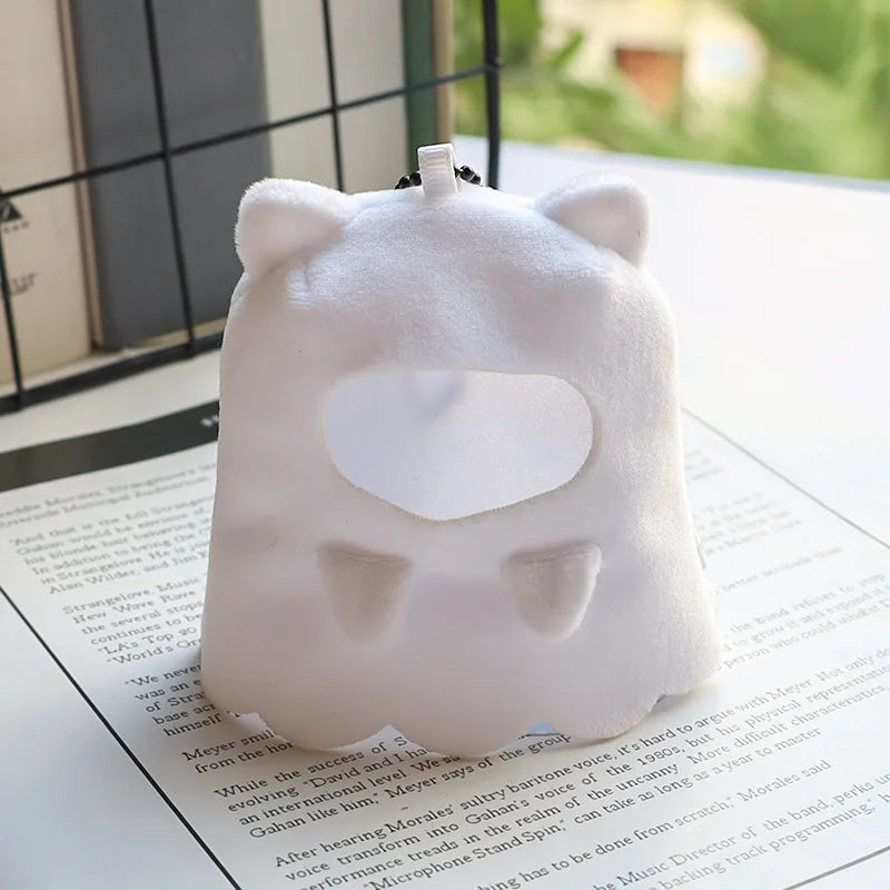 Sanrio Halloween Ghost Plush Keychain - Kawaii Hello Kitty Kuromi Cinnamoroll My Melody Ghost Bag Charm