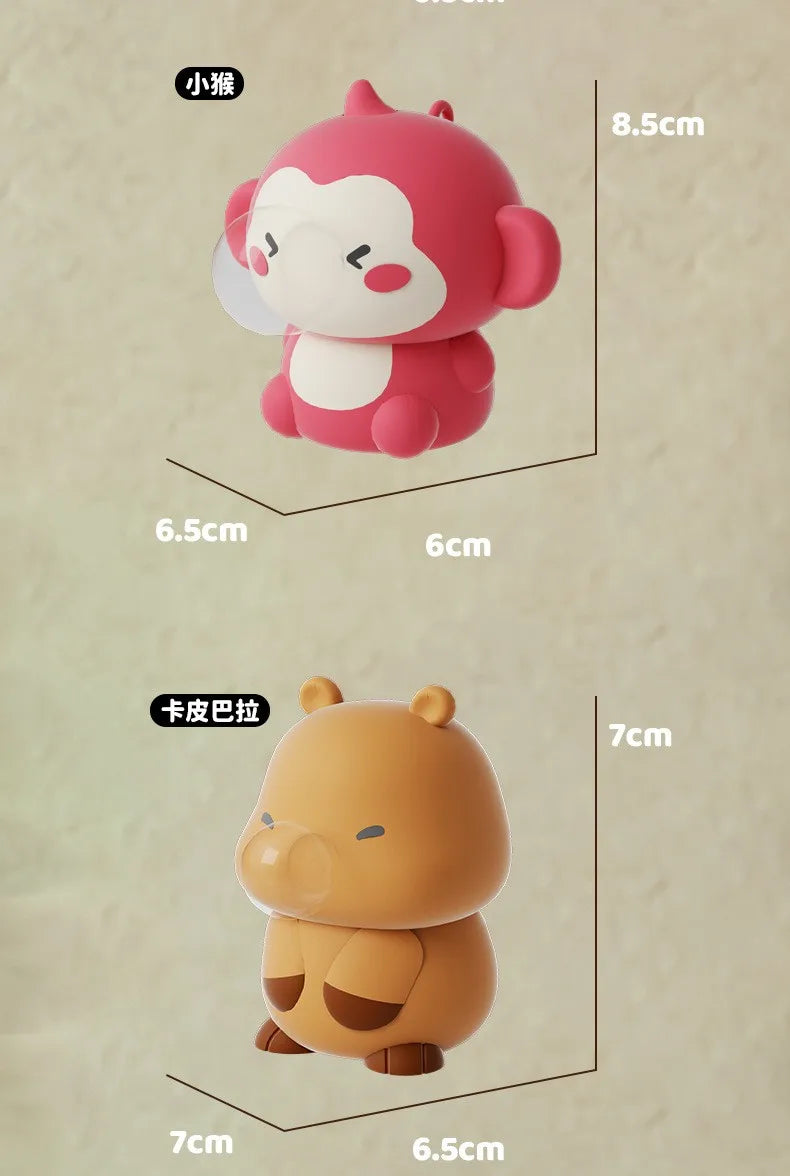 Cute Kapybara Animal Spitting Bubbles Squish Squeeze Toy – Sensory Fun for Adults & Kids
