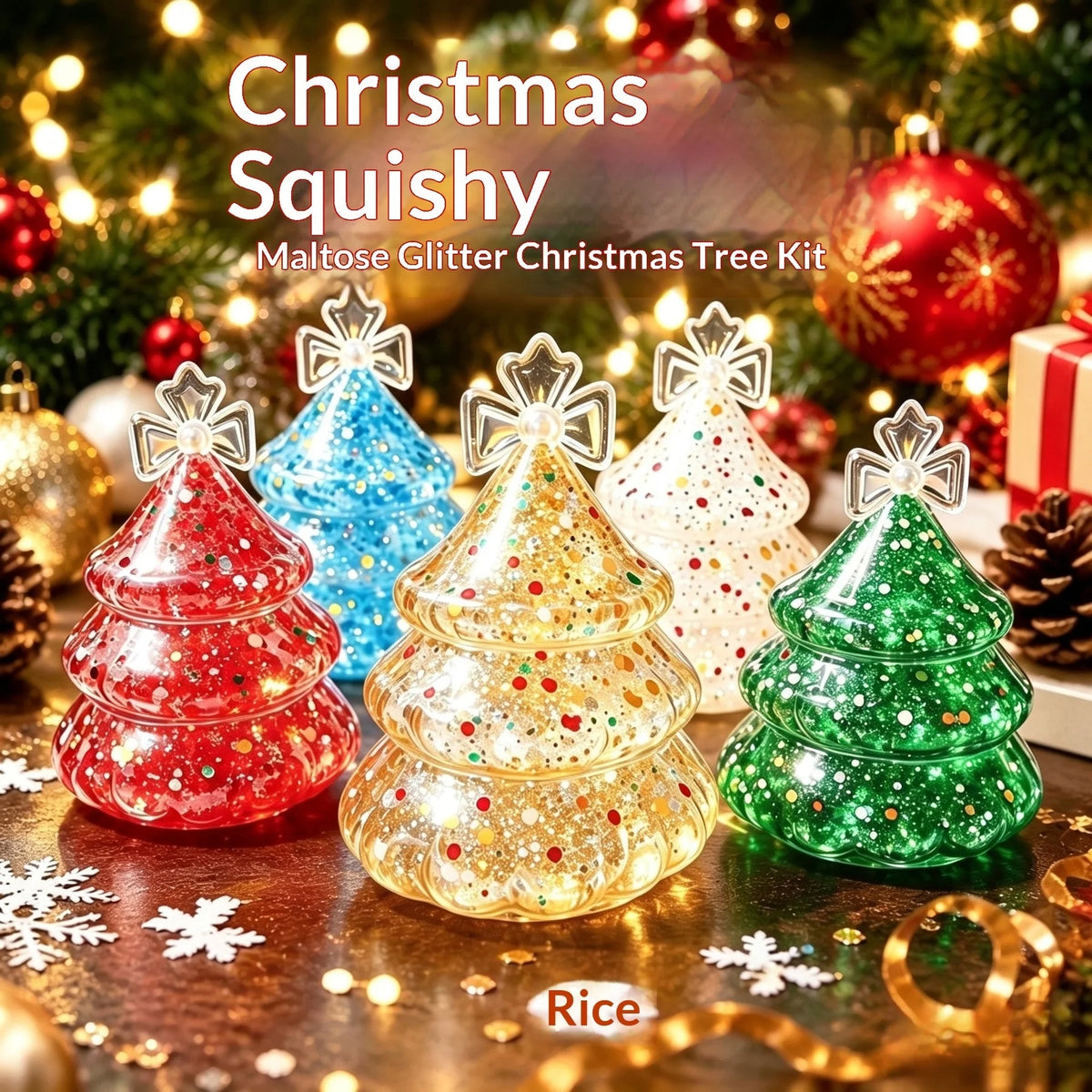 Kawaii Christmas Slow-Rebound Squishy 🎄🎅✨