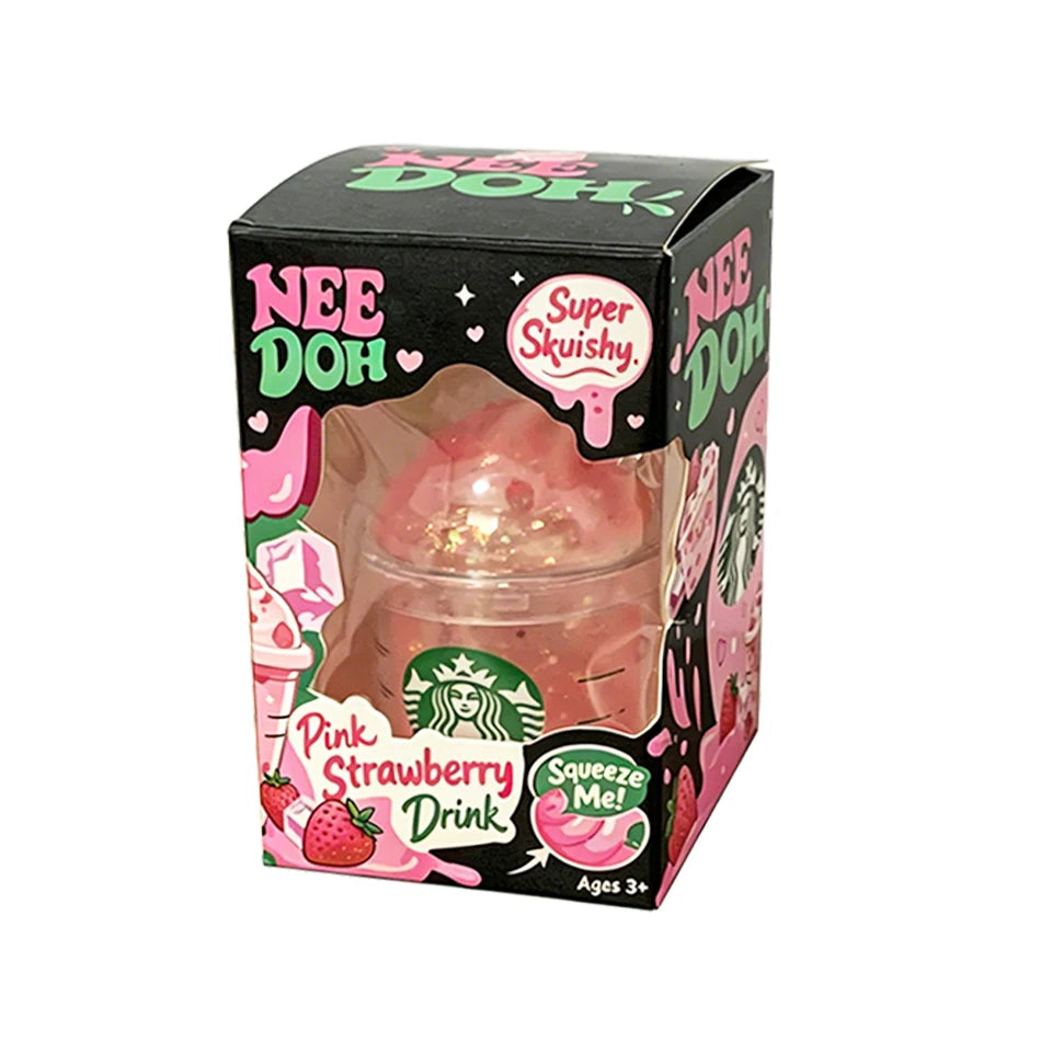 Cute Iced Coffee Cup Squishy Toy – Colorful Slow Rising Squeeze Toy | Fun Mini Drink Cup Fidget Gift