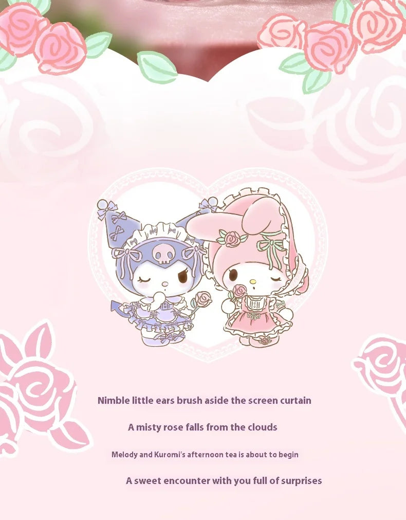 Sanrio Kuromi & Melody Floral Garden Building Blocks Set – Moonlight Club Surprise Puzzle Gift