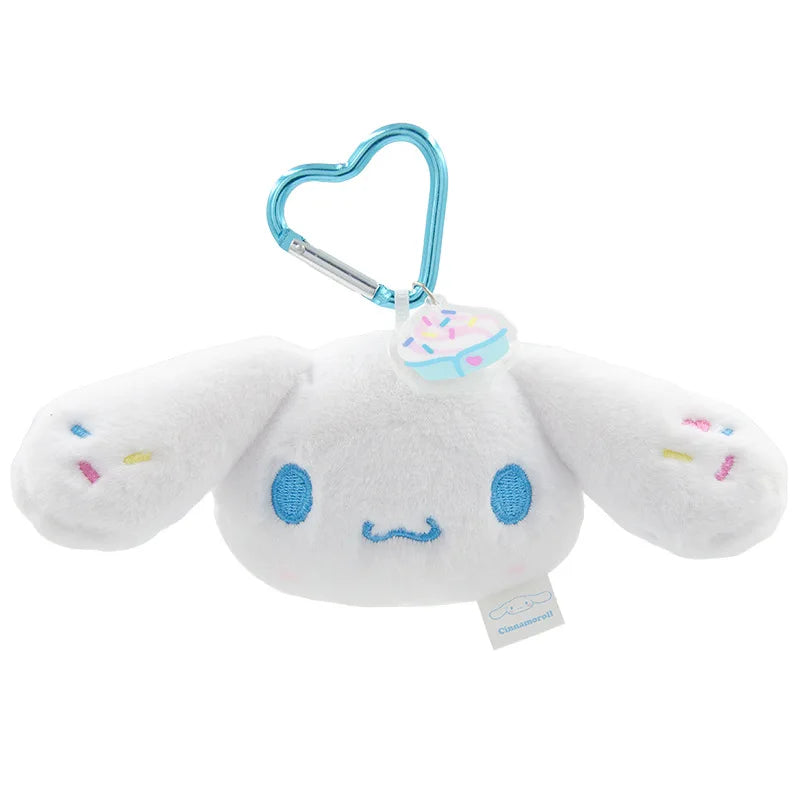 Sanrio Ice Cream Series My Melody Pochacco Plush Toy Keychain Stuffed Kuromi Pompompurin Cinnamoroll Dessert Ice Pop Pendant