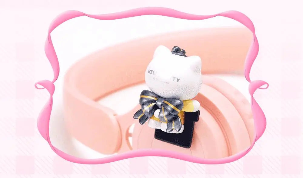 Sanrio Characters Bow Sweetheart Lying Style Clip On Blind Box Hello Kitty My Melody Kuromi Cute Mini Collectible Figurine