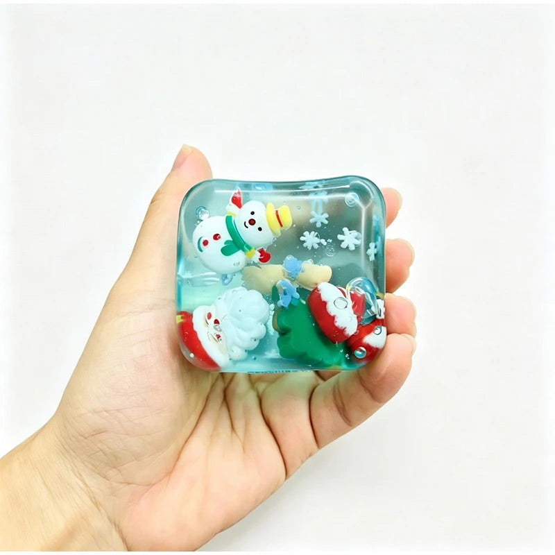Kawaii Christmas Ice Cube Squishy 🎄🎅❄️