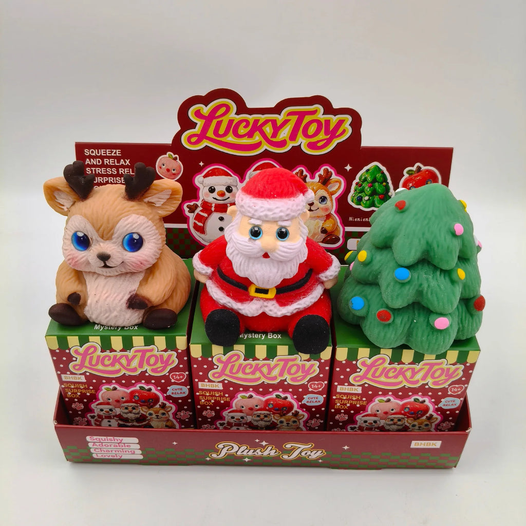 🎄 Christmas Squishy Toy Blind Box 🎁 | Cute Holiday Mystery ✨