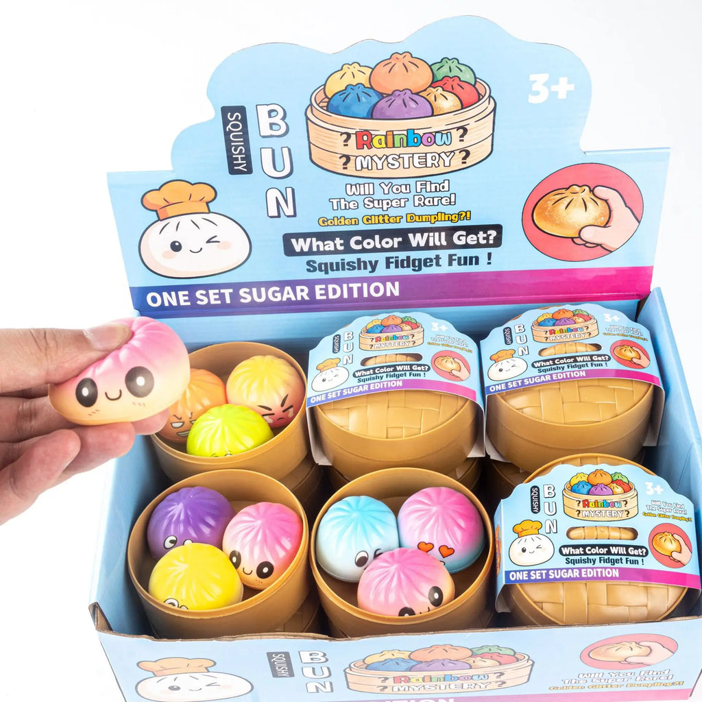 Squishy Dumpling Fidget Toy – Soft Slow-Rising Squeeze Toy for Kids & Adults