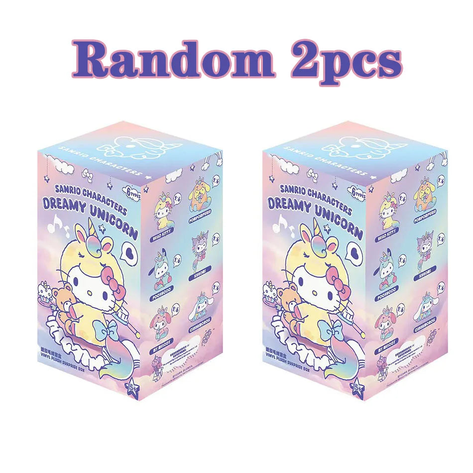 Sanrio Dream Unicorn Series Vinyl Plush Blind Box – Hello Kitty, Kuromi, My Melody & More | Mystery Gift