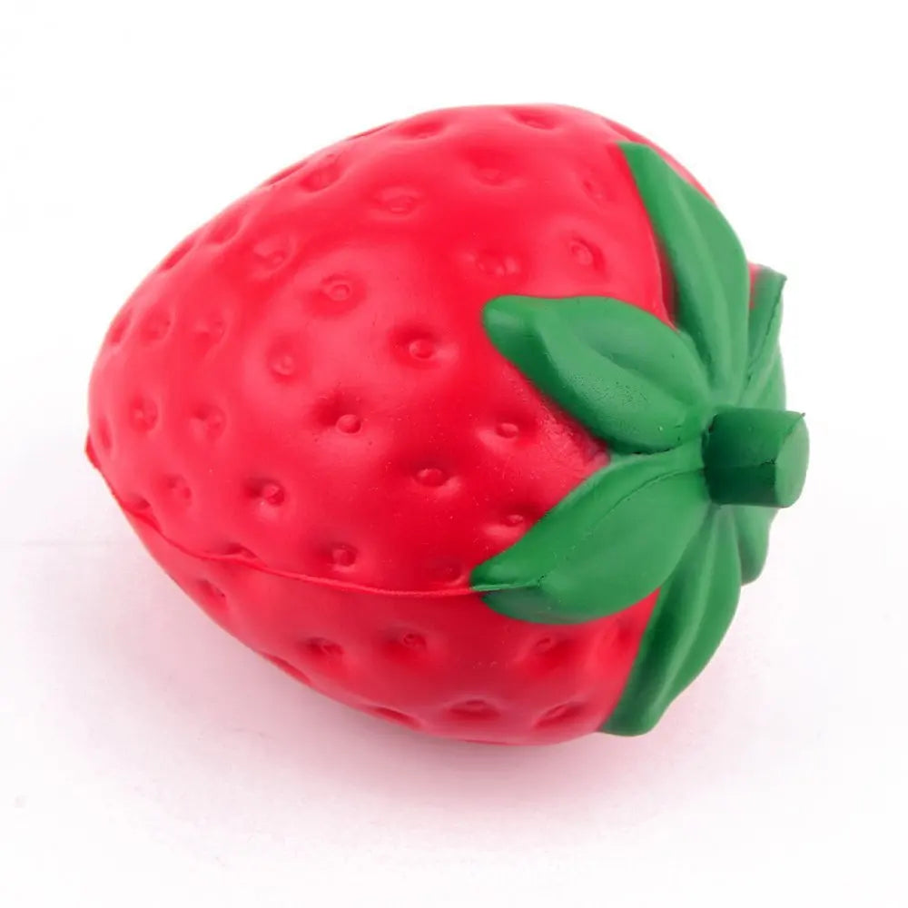 Super Jumbo Strawberry Squishy - Cream Scented Slow Rising Squeeze Toy, Kawaii Food Fidget Toy for Kids & Adults