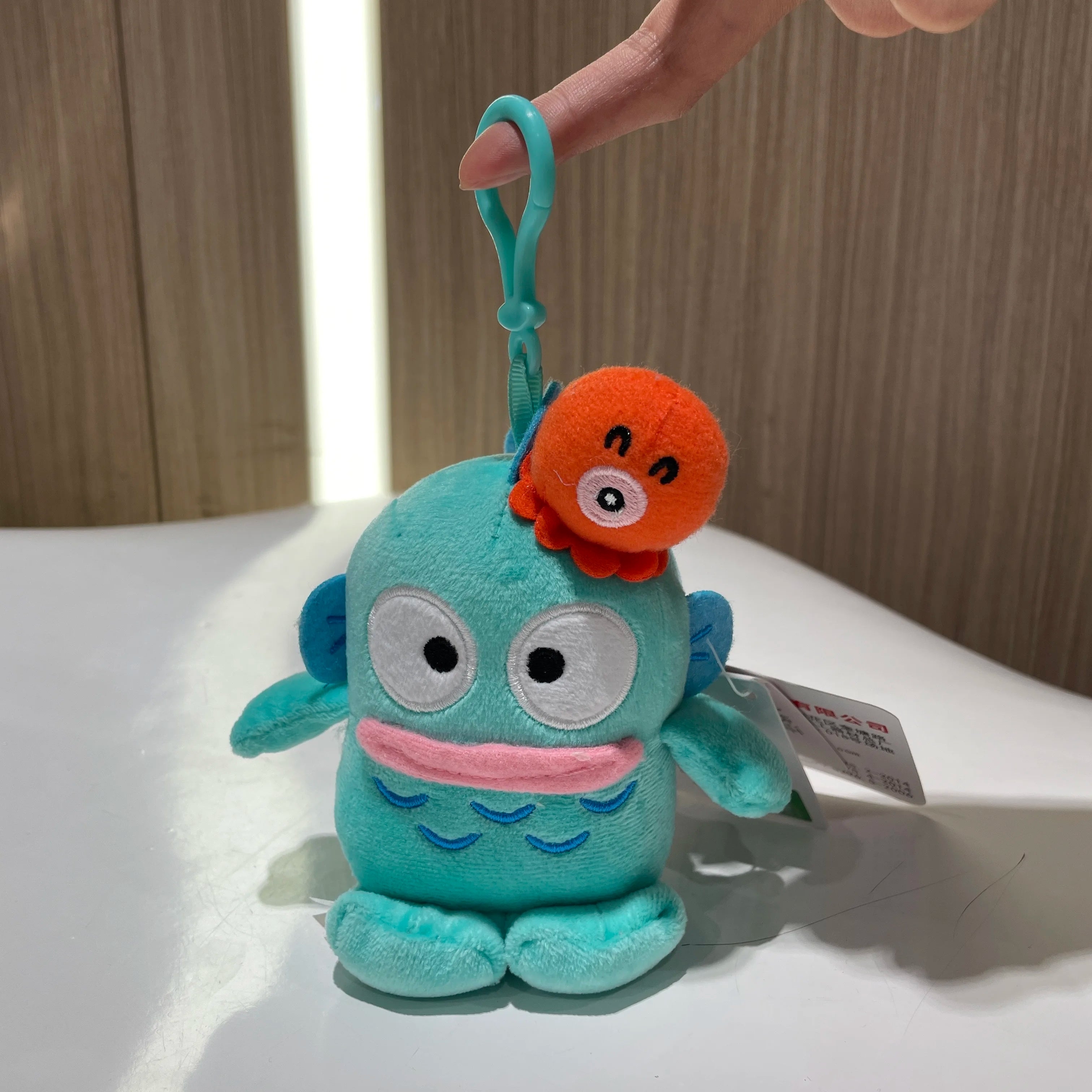Sanrio Plush Pendant Charm - Kawaii Hangyodon Kuromi My Melody Stuffed Doll Keychain - Birthday Gift