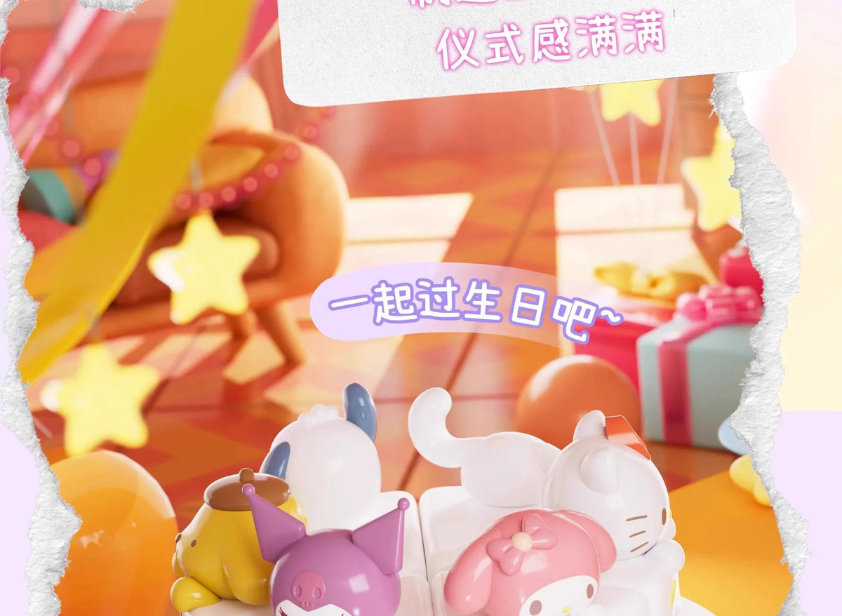 Sanrio Kawaii Anime Figures – Hello Kitty, Kuromi, Cinnamoroll, My Melody, Pochacco & Pompom Purin