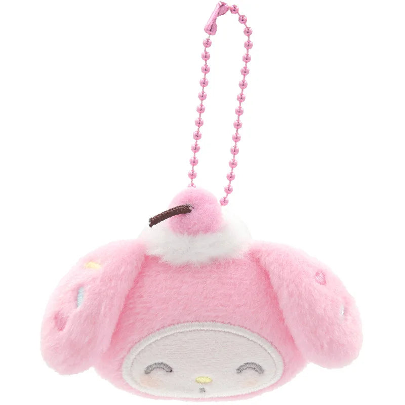Kawaii Plush Keychain & Hair Clip 2-in-1 – Cute Fluffy Bag Charm Pendant | Gift for Girls & Plush Lovers