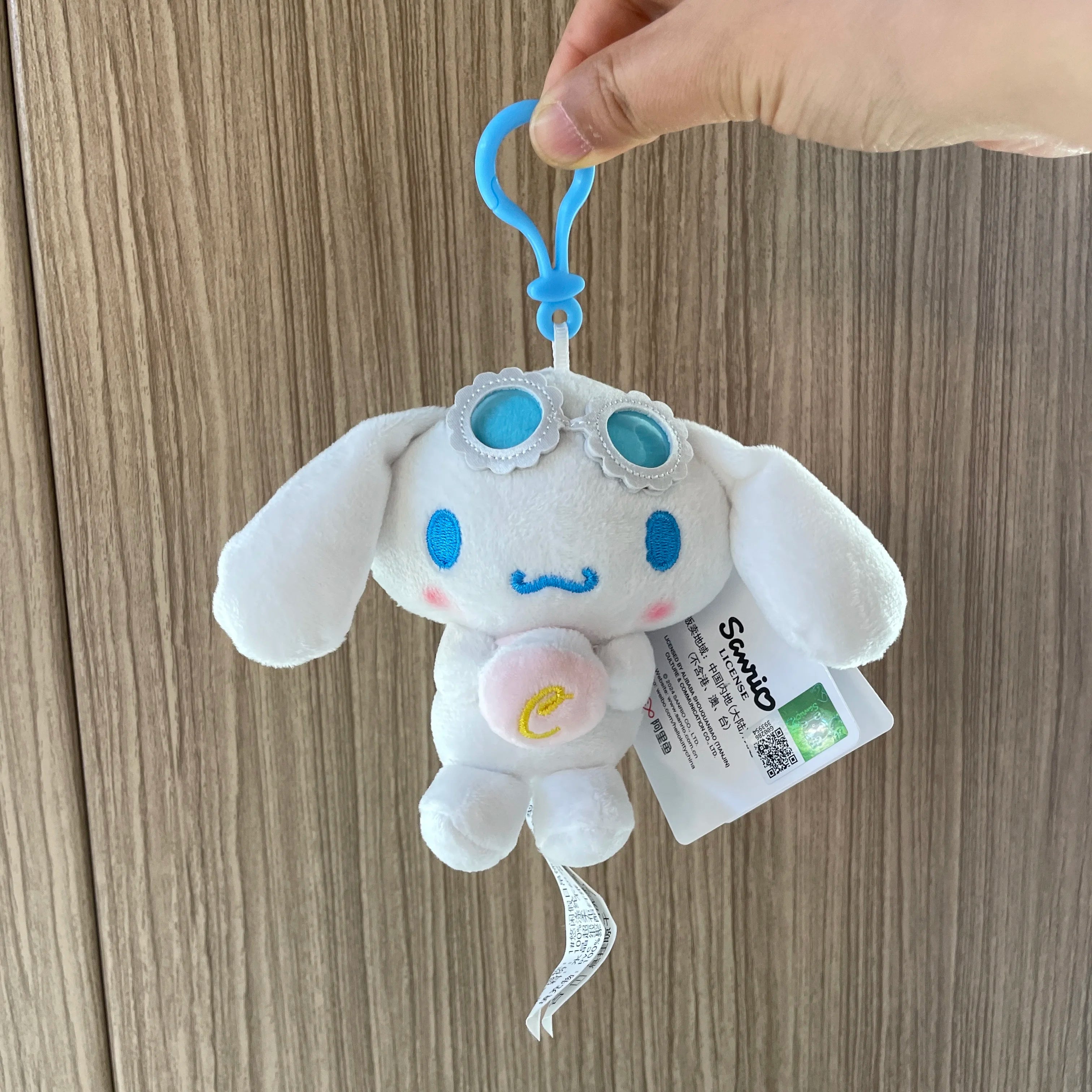 Sanrio Plush Pendant Charm - Kawaii Hangyodon Kuromi My Melody Stuffed Doll Keychain - Birthday Gift