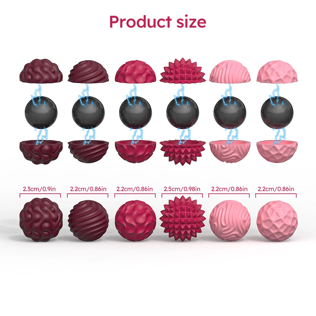 Silicone Magnetic Fidget Balls – Calming Sensory Toy for Adults & Kids